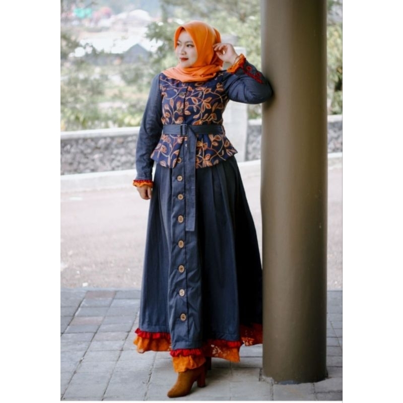 Gamis Nicky Artisan T-1124002 edisi Enigma by tuneeca