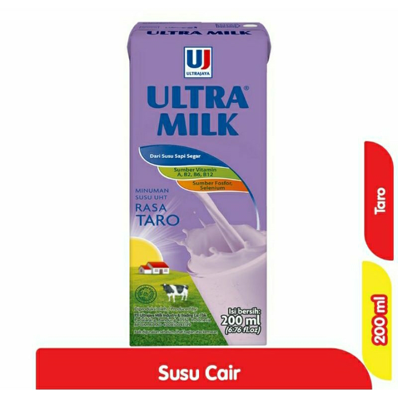 

ULTRA MILK Susu UHT Taro 200 ml