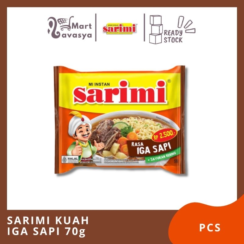 

SARIMI KUAH IGA SAPI 70g - 1 PCS - KOTA BANDUNG - LAVASYA MART