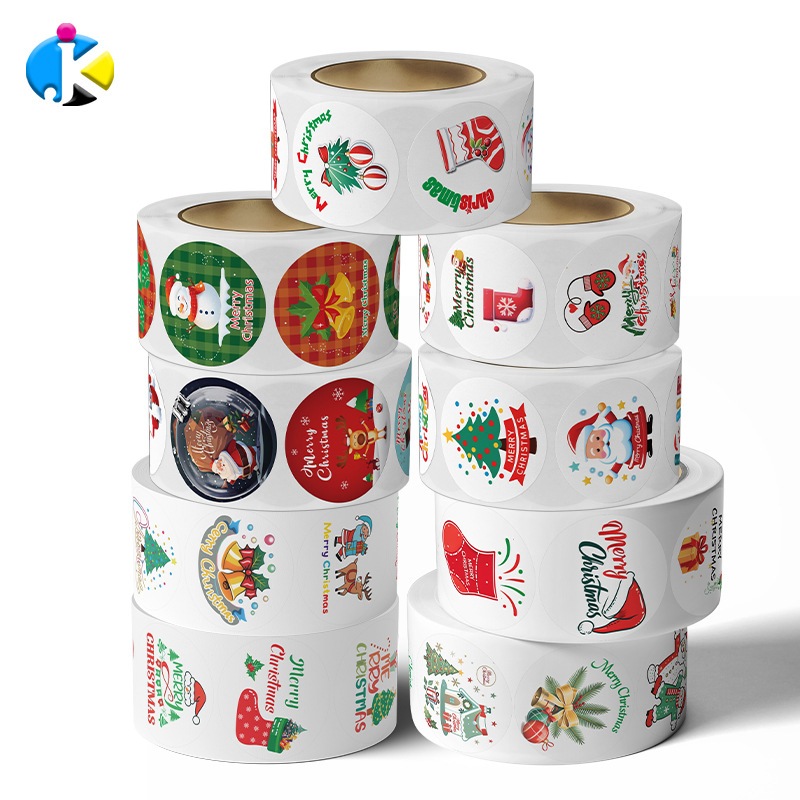

500PC STIKER LABEL KEMASAN HAMPERS NATAL MERRY CHRISTMAS SANTACLAU