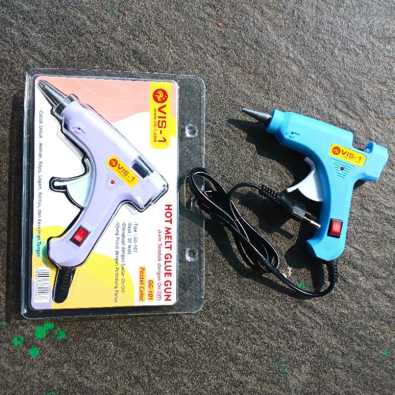 

Alat Lem Tembak Glue Gun VIS-1 20 Watt On/Off GG-101 ( Pcs ) [Original] SF6