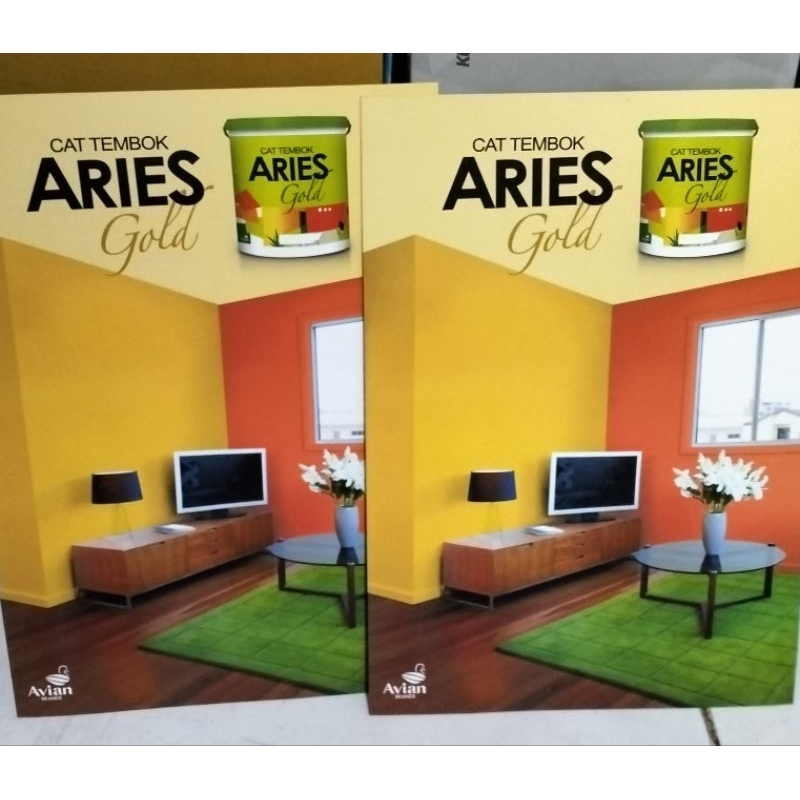 katalog cat aries bling,kartu warna aries bling