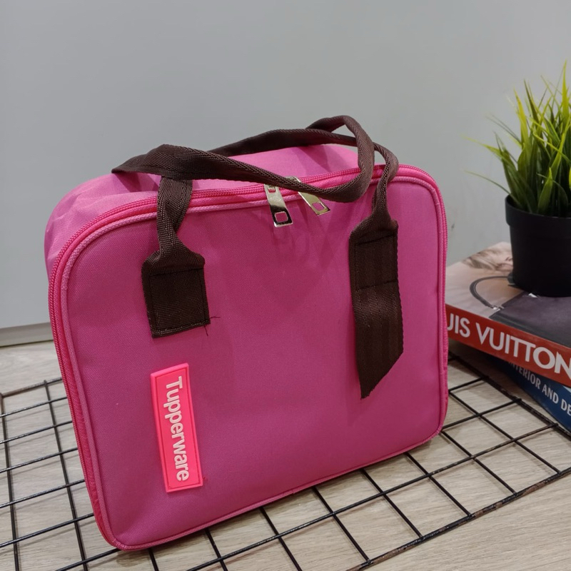 Tas bekal luxury tupperware / tas bekal tupperware