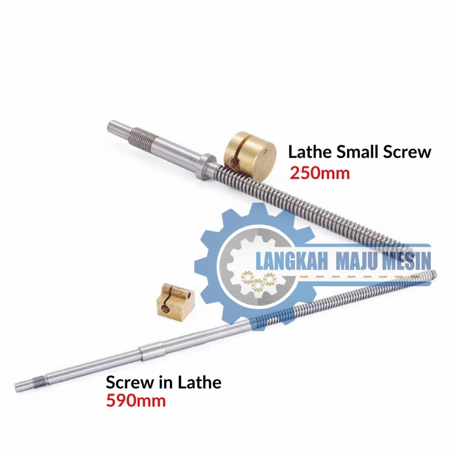 As Drat Meja Mesin Bubut / Eretan Meja Bubut / Screw Lathe
