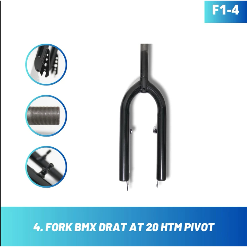 Fork Sepeda BMX Drat Atlantis 20 Pivot