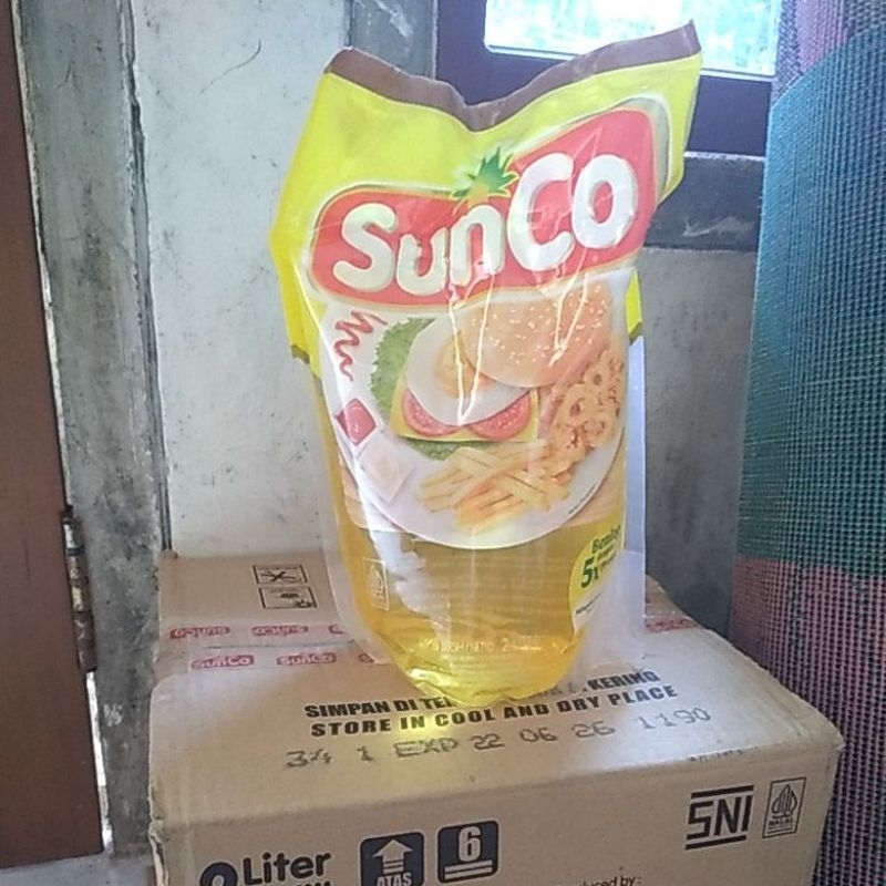 

minyak sunco 2 liter 1 dus