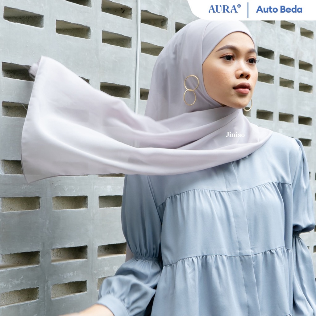 JINISO Earth Tone Hijab Pashmina Basic AURA