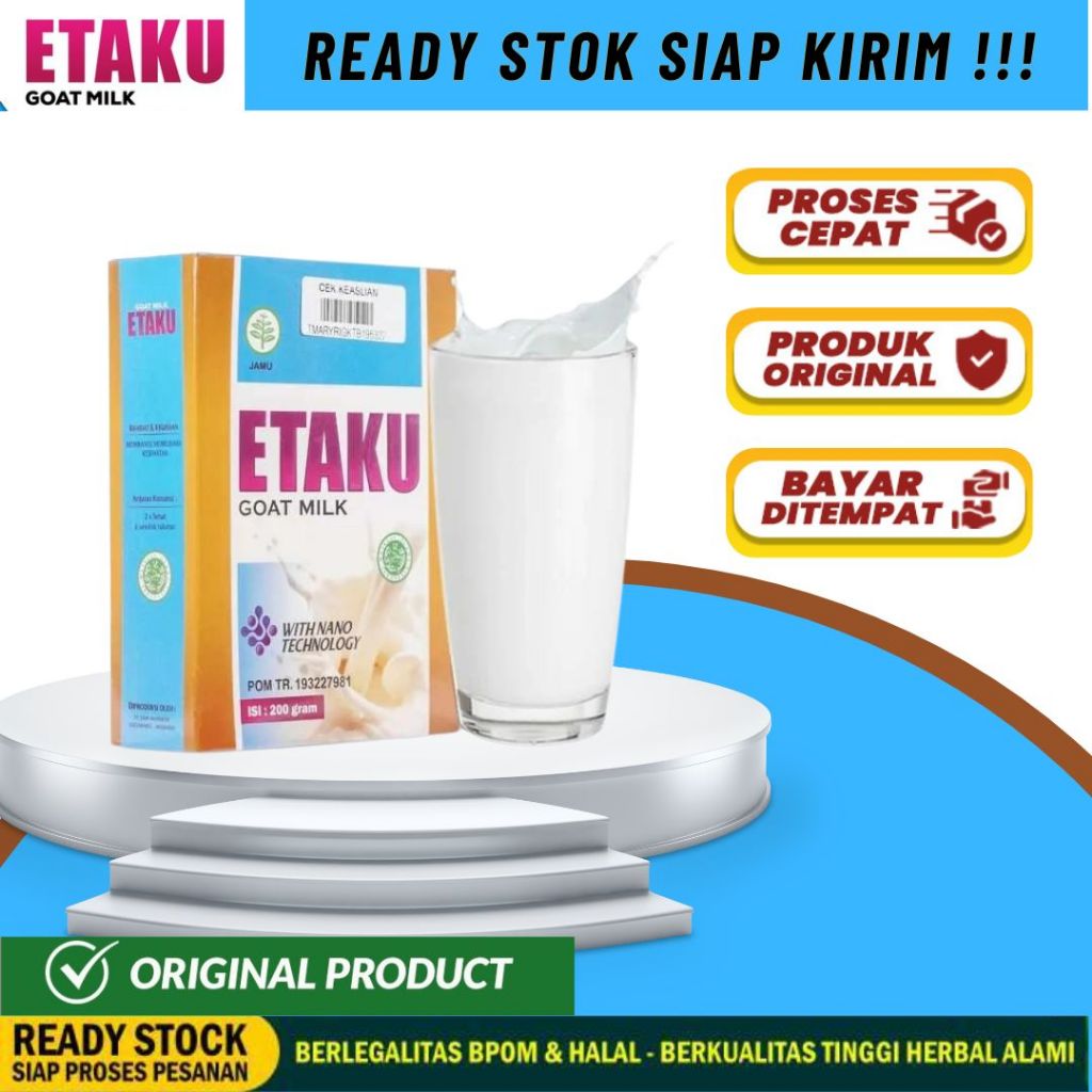 

Walatra Etaku Goat Milk Original Susu Kambing Etawa Halal dan BPOM
