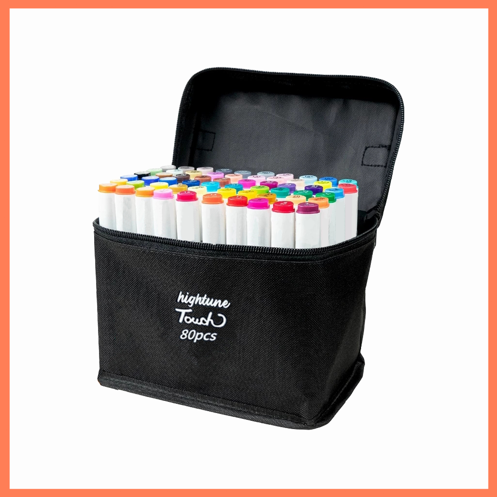 

Hightune Spidol Warna Warni 1 Set 36/48/60/80 Dual Tip Touch Markers/Alcohol marker/acrylic marker