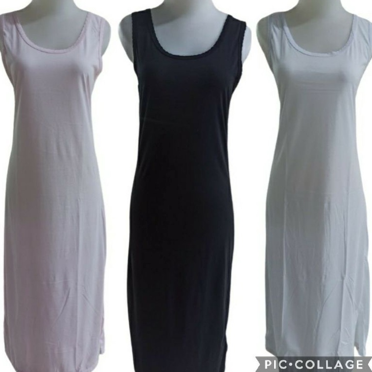 KODE V68R terusan dalaman wanita gamis panjang golden nick TR8 MLXLXXL