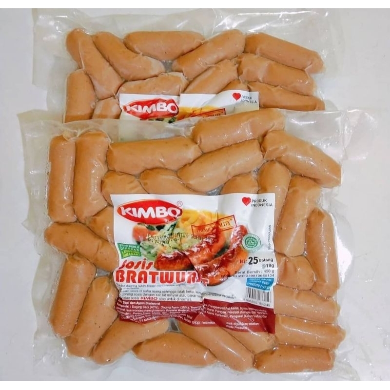 

Kimbo Bratwust Cocktail isi 25