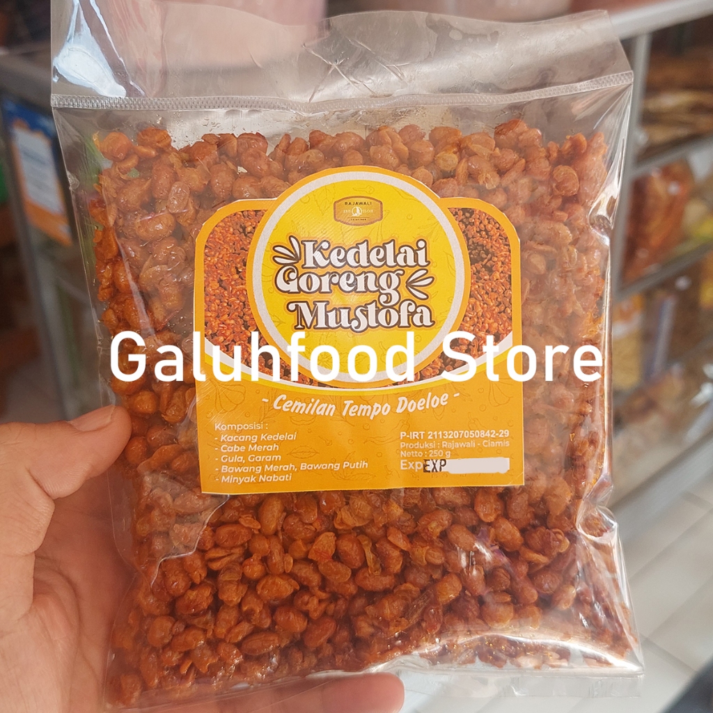 

Kacang Kedelai Pedas Manis Cap Rajawali Ciamis 250gr