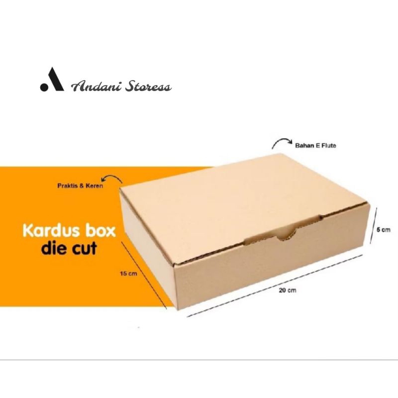 

Kardus Die Cut 20x15x5 | Karton Corrugated | Box Kotak Packing Souvenir | Dus Kotak Kado Hampers Polos