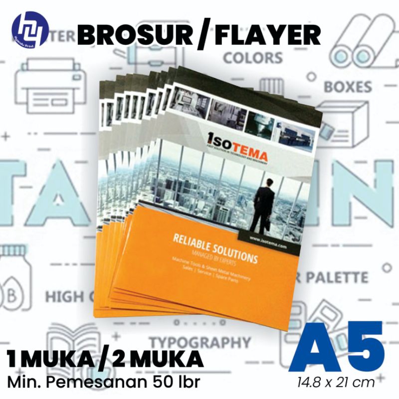 

Cetak Brosur A5 Ap 150gr