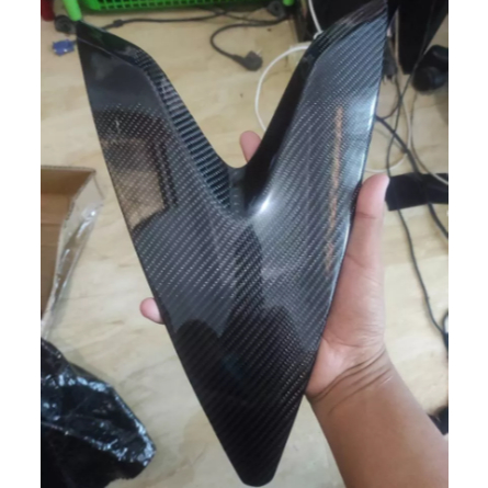 Cover Dasi Yamaha Aerox 155 Old Carbon Kevlar Forged