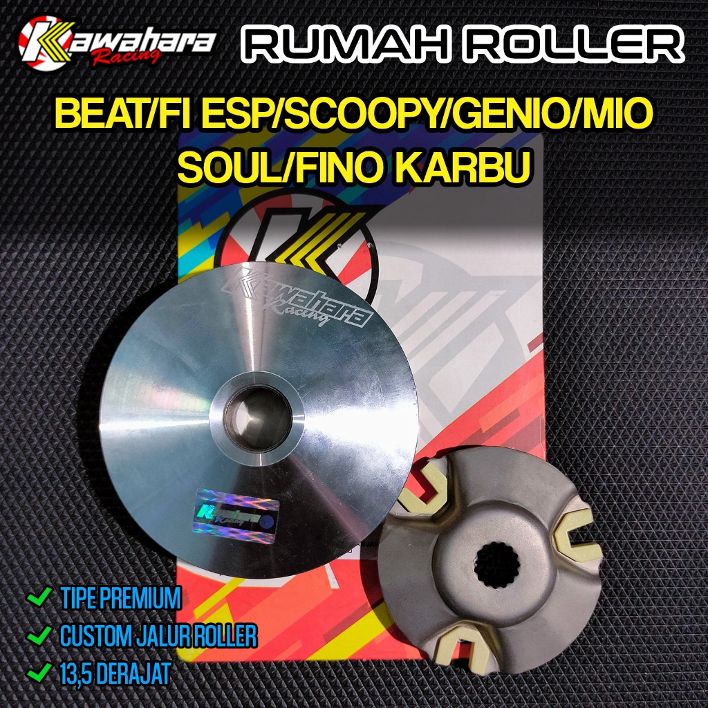 PULLEY PULLY RUMAH ROLLER KAWAHARA BEAT KARBU MIO KARBU BEAT FI ESP/SCOOPY GENIO BEAT 2020 FINO/SOUL