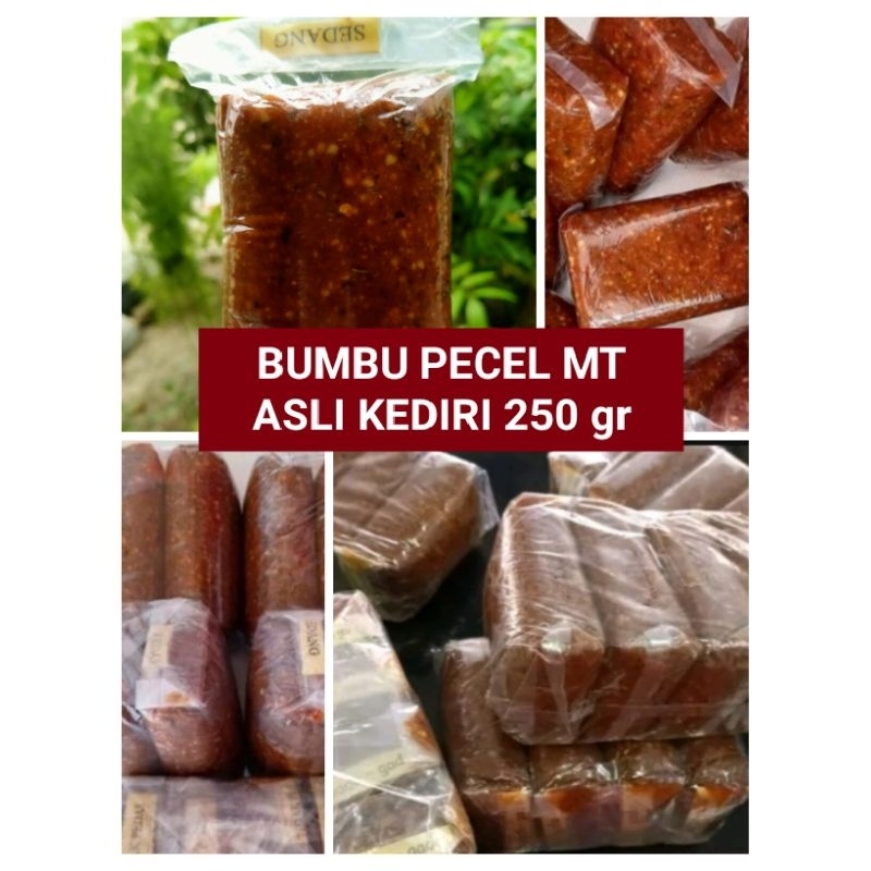 

Sambel PECEL khas KEDIRI (pecel MT KEDIRI) 250 gr PEDAS