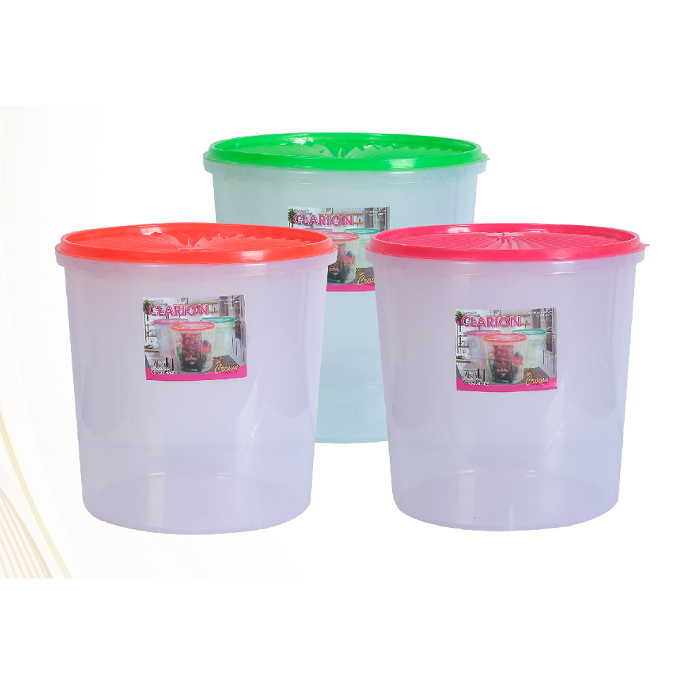 Sealware Clarion 24L / Toples Plastik Besar / Toples Kue Jumbo / Toples Krupuk