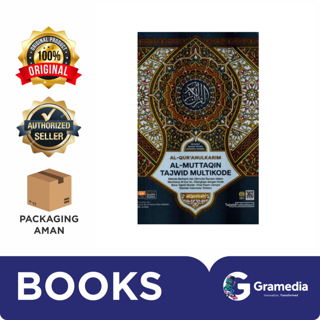 Gramedia Bandung - Al-Quran Qosbah Al-Muttaqin Tajwid Multikode A5
