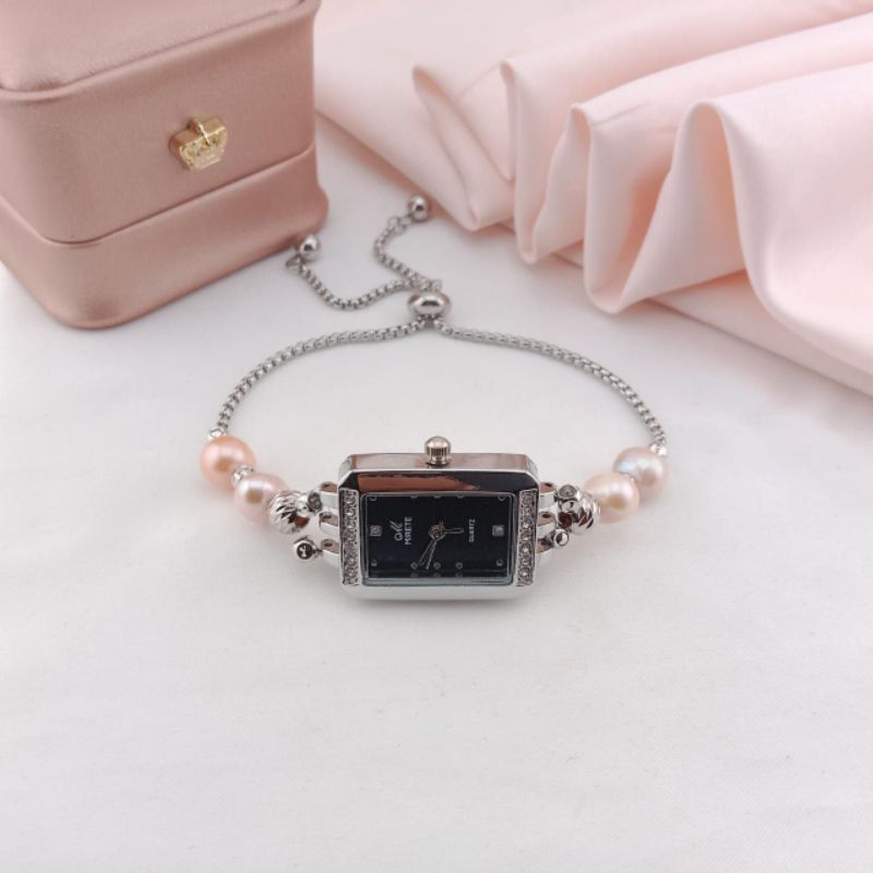 jam tangan wanita mutiara / jam tangan mutiara / jam tangan terkini