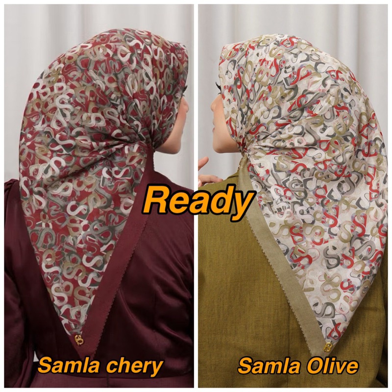 NEW buttonscarves samla multicolor cerry berry olive ederra 2.0 ready dahlia milky raisin