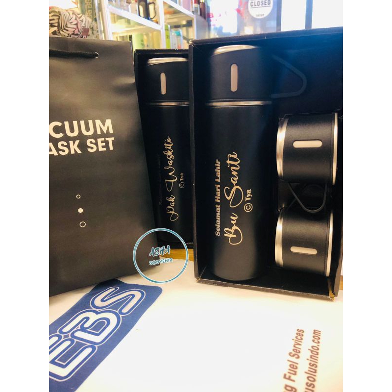[BISA SATUAN] SOUVENIR TUMBLER SULTAN SET / SOUVENIR KANTOR / SOUVENIR TREMOS VACUM SET