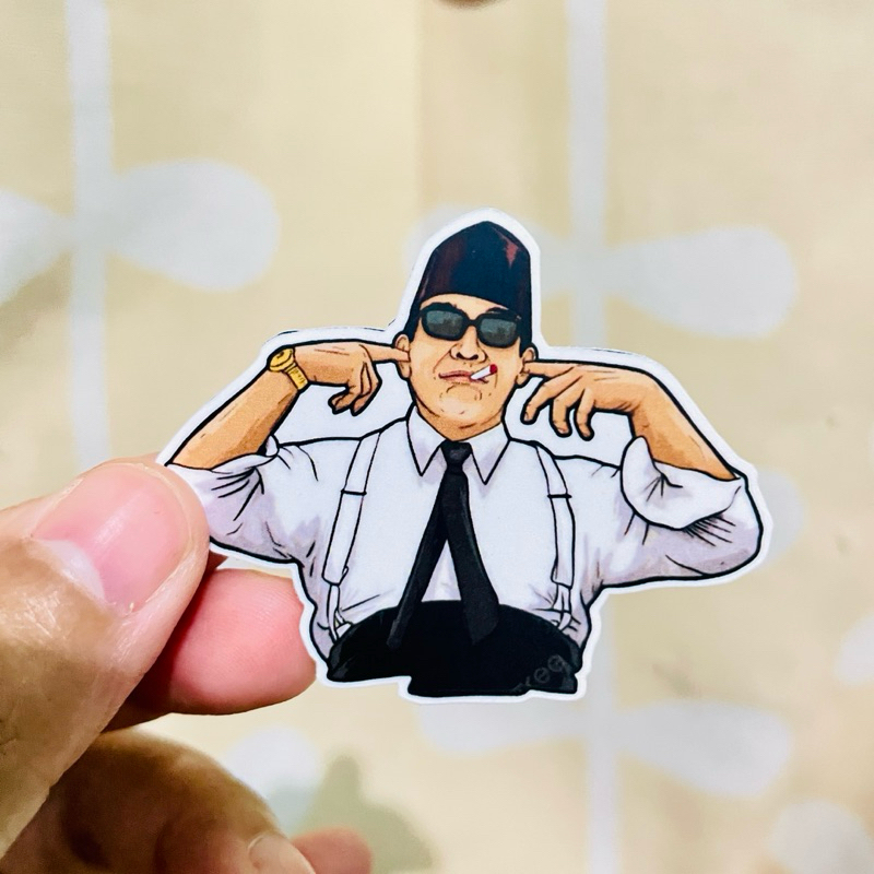 

Stiker SOEKARNO | Stiker Presiden | Stiker Vinyl Waterproof | Sticker Aesthetic