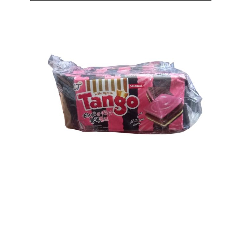 

tango wafer black pink 35gram isi 11pcs