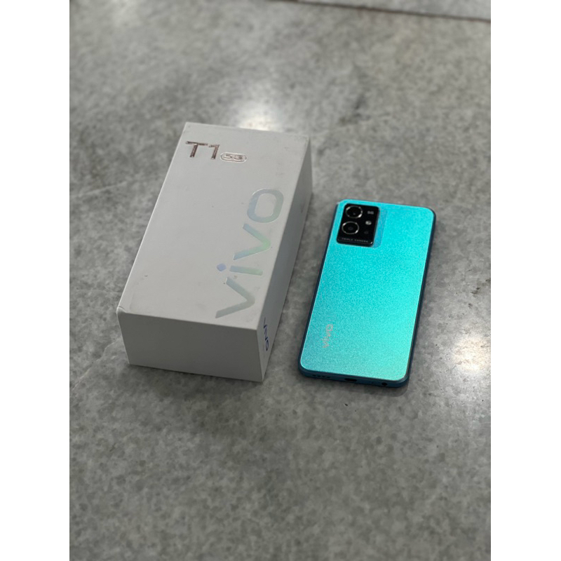 Vivo T1 5G 8/256 GB fullset second Likenew