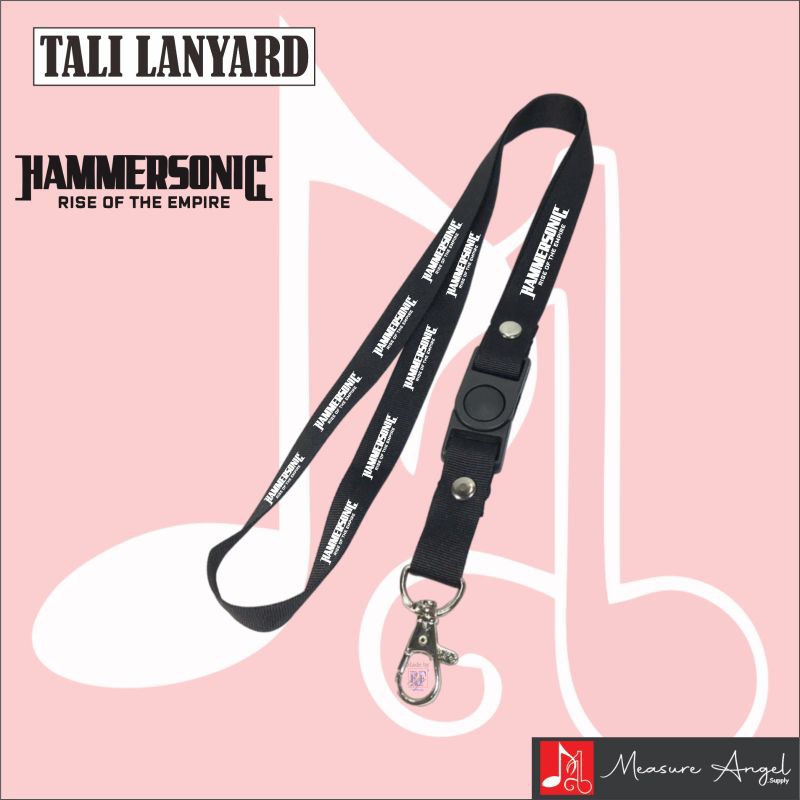 

TALI LANYARD HAMMERSONIC - BAND TALI ID CARD GANTUNGAN KUNCI GANTUNGAN FLASHDISK GANTUNGAN NAMETAG TALI LANYARD BEST SELLER COD