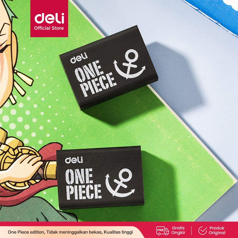 

Deli One Piece School Eraser / Penghapus Gambar One Piece Tidak Cepat Kotor Kualitas Tinggi EH31X