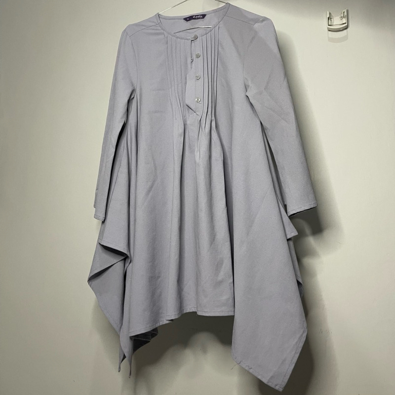 Blouse Kelelawar Oversize Baju Muslim Elzatta Ungu