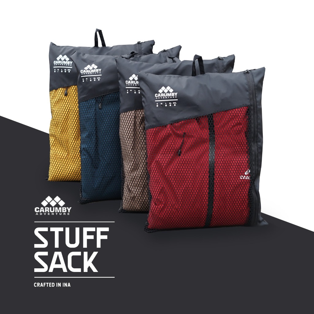 Travel Pack Carumby Adventure Tas Packing Jaket dan Pakaian warna Hitam