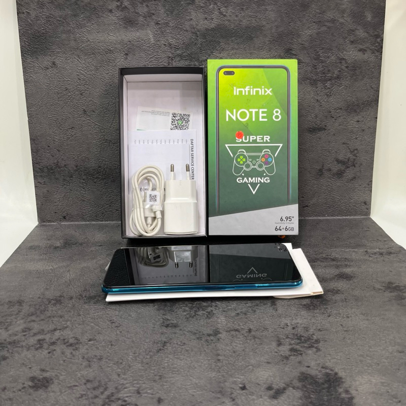 Infinix Note 8 6/64gb Fullset Second Garansi Resmi
