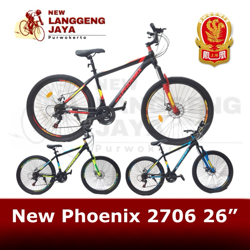 New Phoenix Sepeda MTB NP-2706 26"