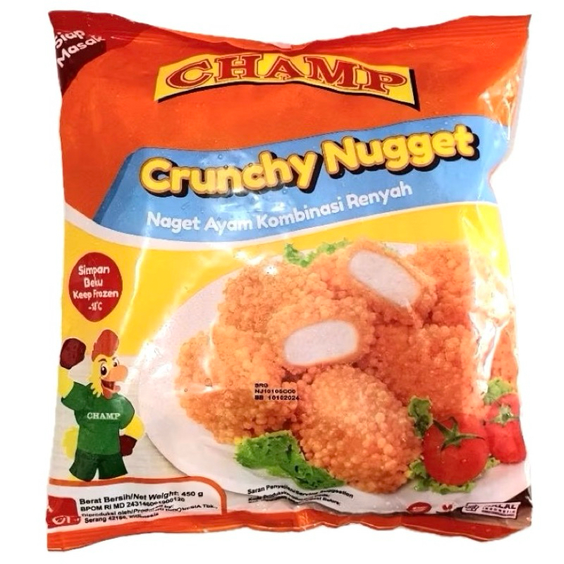 

Champ Crunchy Crispy Nugget Ayam 450g