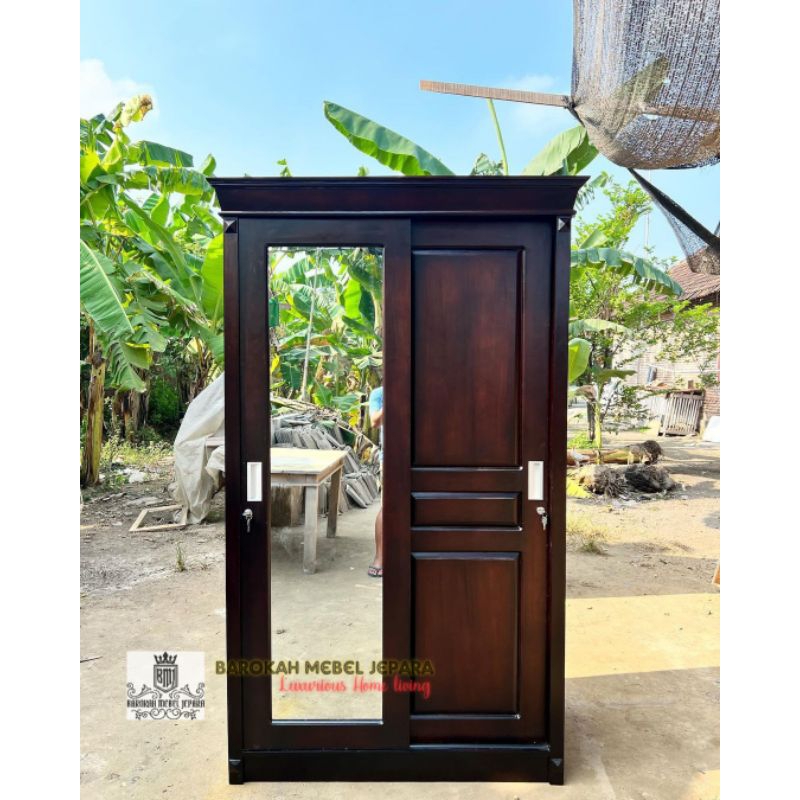 lemari pakaian sliding pintu kaca minimalis pintu 2
