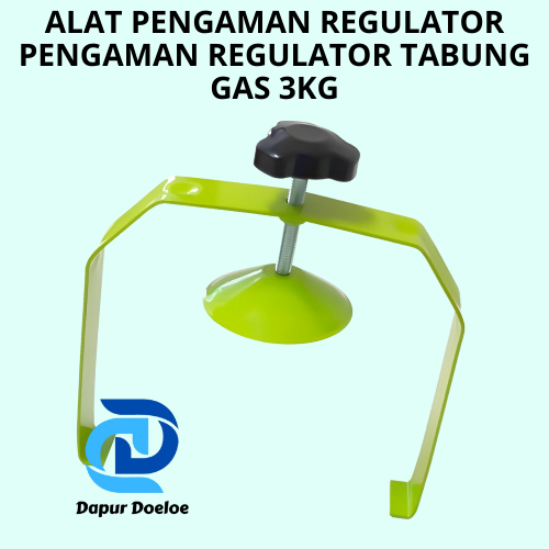 Pengaman Regulator Alat Pengunci Capit Tabung Gas LPG 3Kg Diputar Capit Pinggir