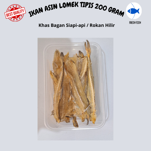 

IKAN ASIN LOMEK TIPIS/IKAN LOMEK TIPIS 200 GRAM