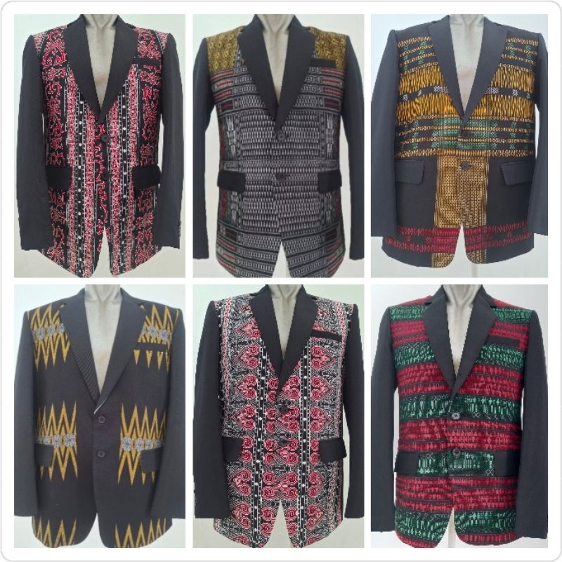 Jas Ulos Sadum Angkola / Jas Batik Ulos Sumatera / Jas Ulos Tenun / Jas ulos sumatera kombinasi supe