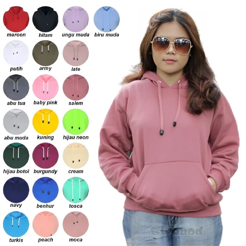 Sweater Hoodie JUMPER Wanita Dewasa Cewek Polos Sweater Hoodie Wanita Dewasa Cewek Premium