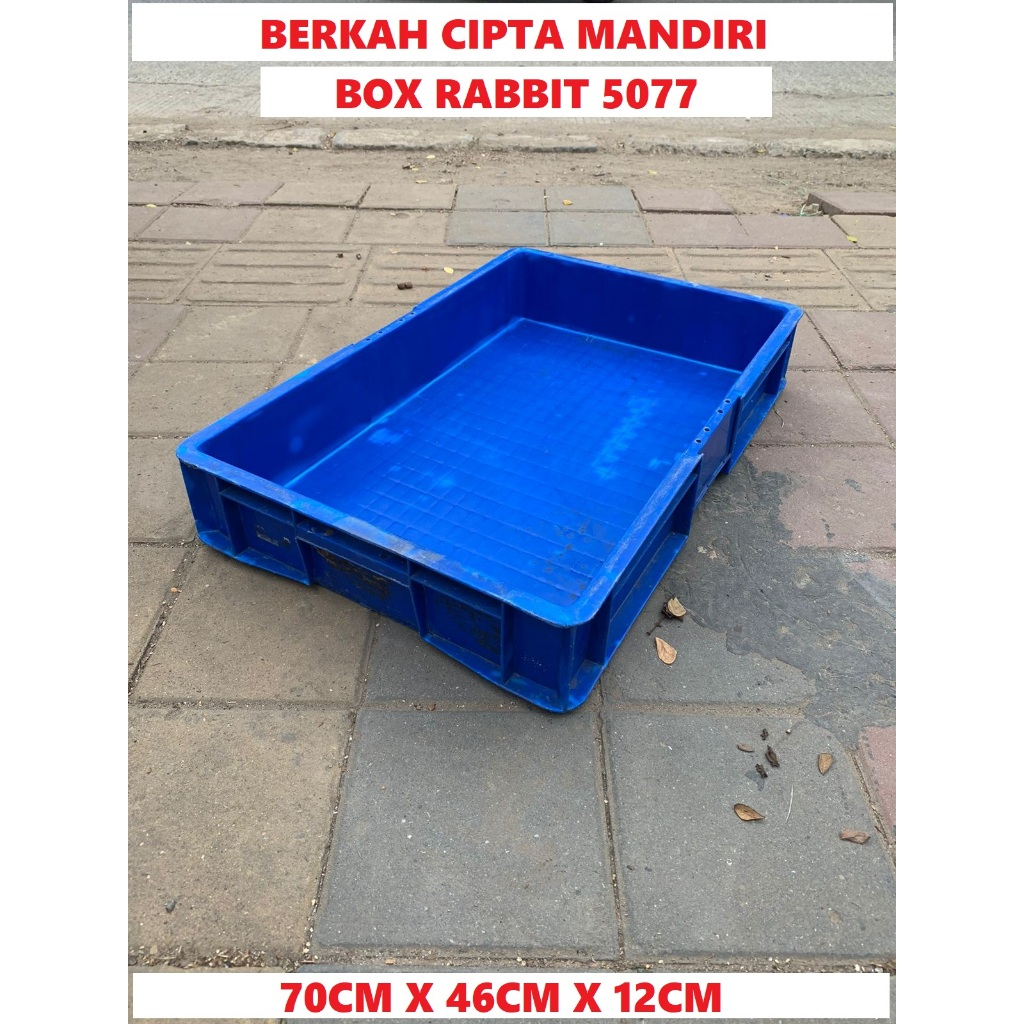 Box Container Plastik Box Rabbit 5077  Bak Ikan Box Tahu Hidroponik