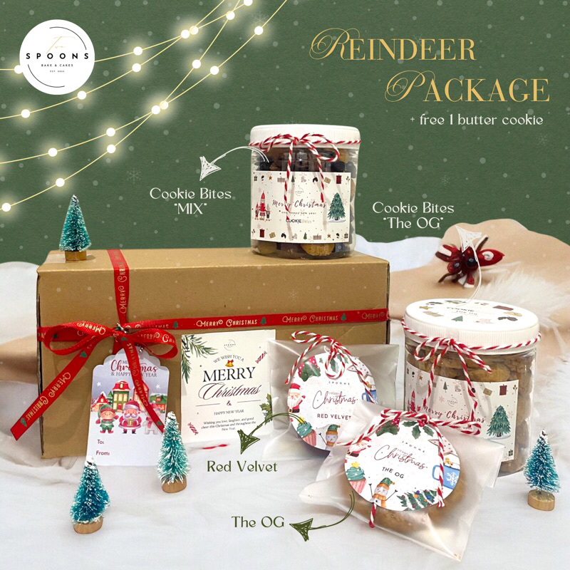 

Christmas Hampers / Natal Hamper / Reindeer Package / Cookies