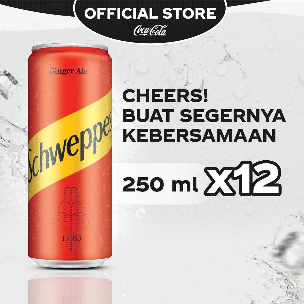 

Schweppes Ginger Ale - CAN 250ml x 12pcs