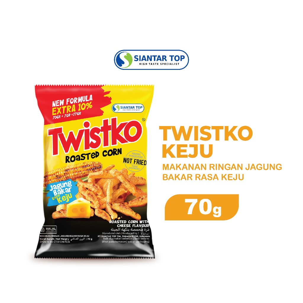 

Twistko Jagung Bakar Keju 70 gr - SIANTARTOP