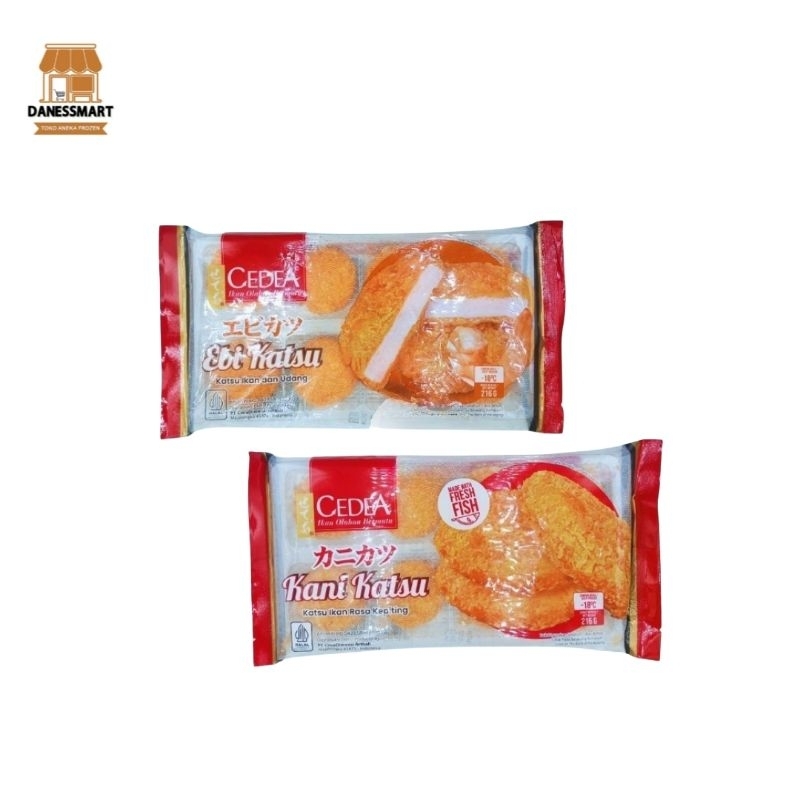 

Cedea Ebi Katsu / Kani Katsu 216gr /8pcs Udang/Kepiting