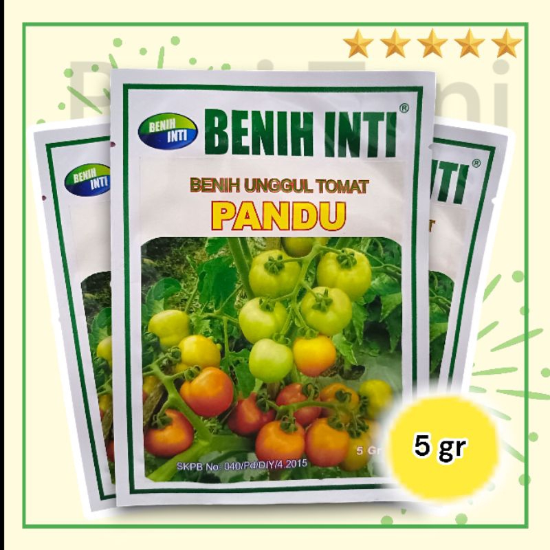 Tomat Pandu 5gr Benih Unggul Benih Inti Adaptasi Semua Kondisi