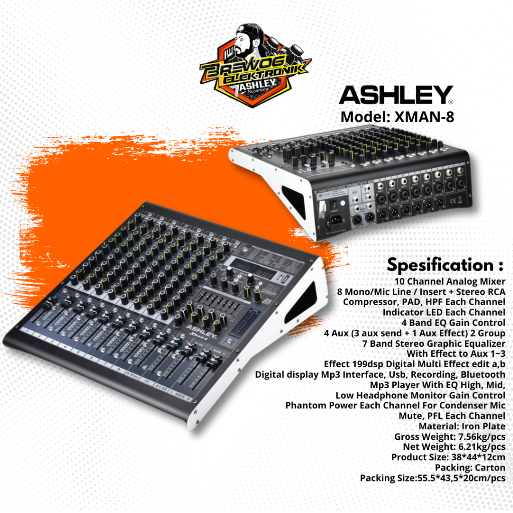 MIXER XMAN-8 ASHLEY