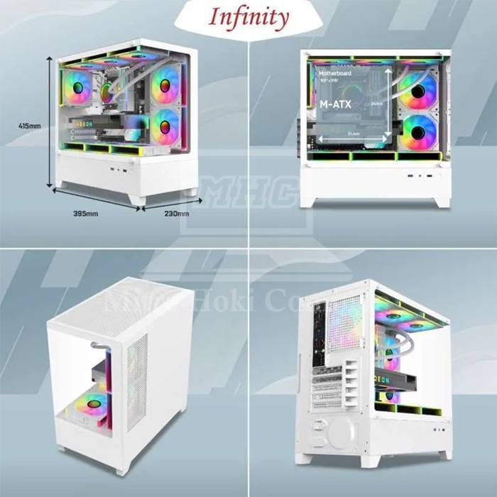 CASING PC GAMING MURAH / CASING KOMPUTER INFINITY FREY PC CASE