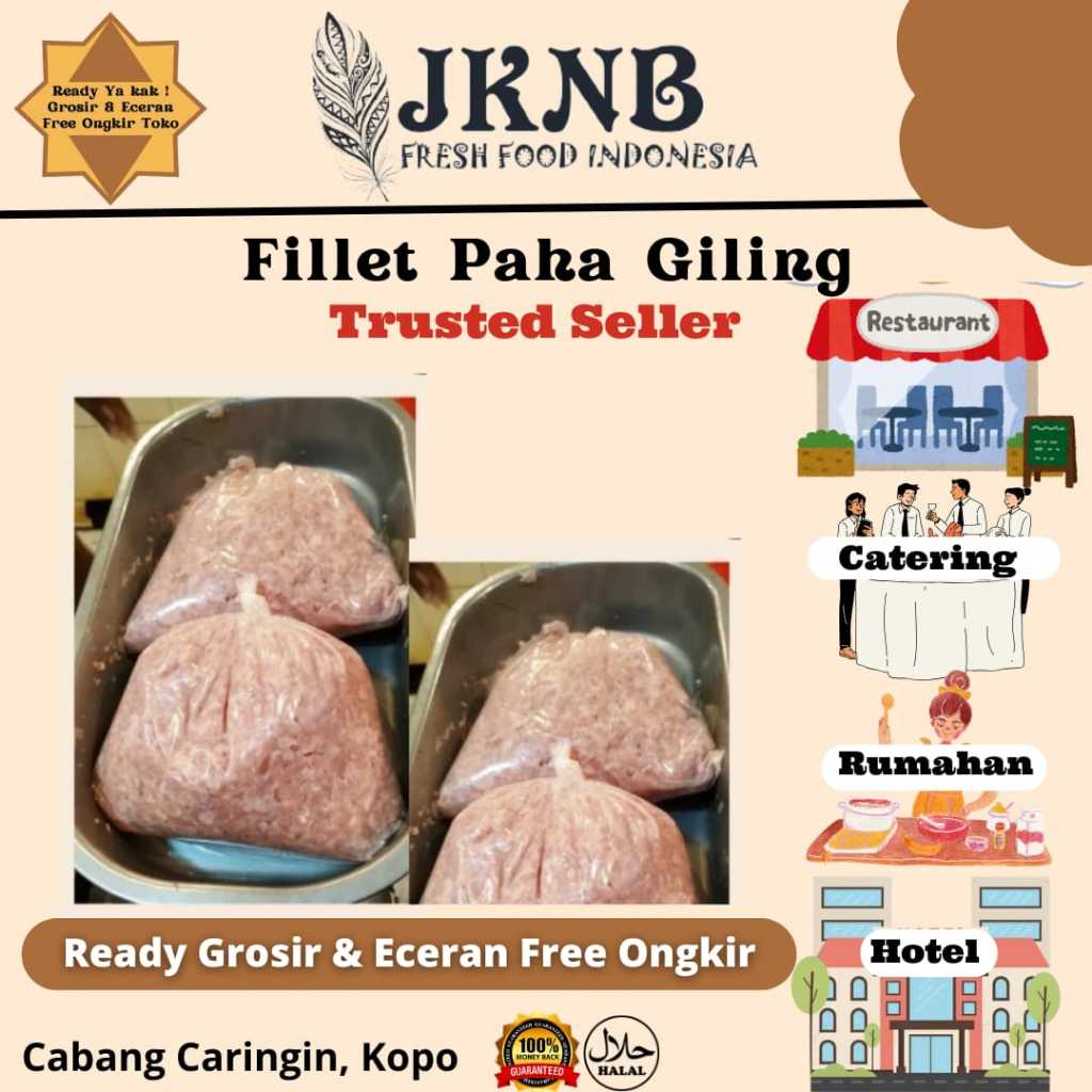 

Fillet Paha Giling | Untuk Sempol, Baso, Nugget Dll